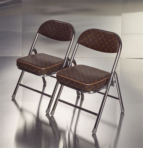 chair louis vuitton|Louis Vuitton folding chair.